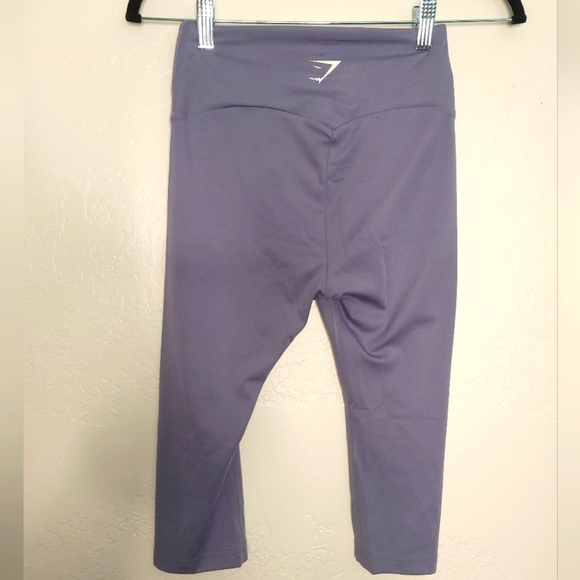 NWT Gymshark Training Cropped Leggings  Light Blue - Picture 8 of 8